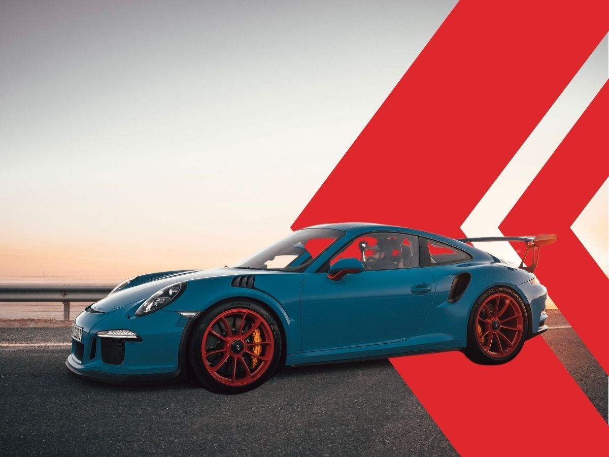Porsche car. Porsche car.