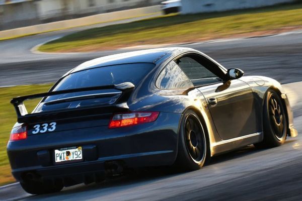 GT4 driving on track