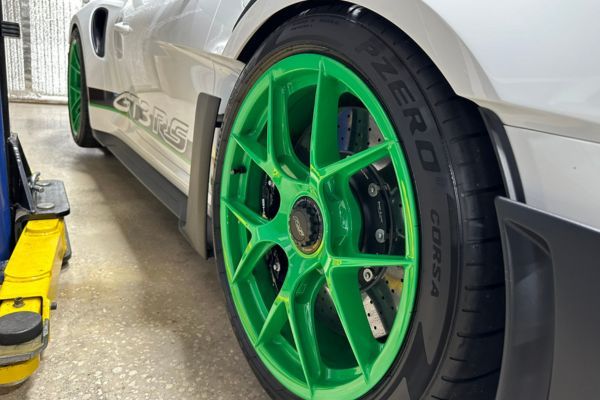 close up of GT3 wheel