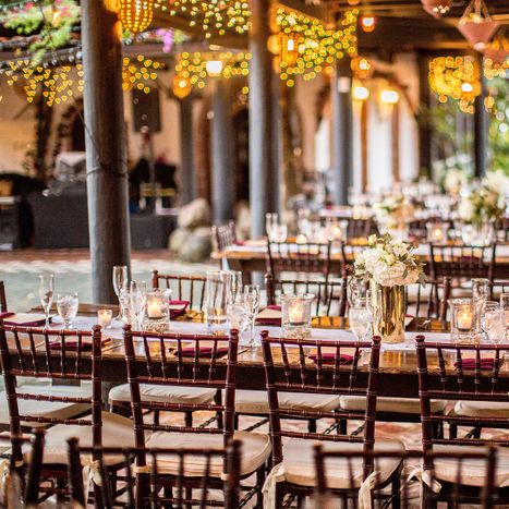 Beautiful decor for wedding reception