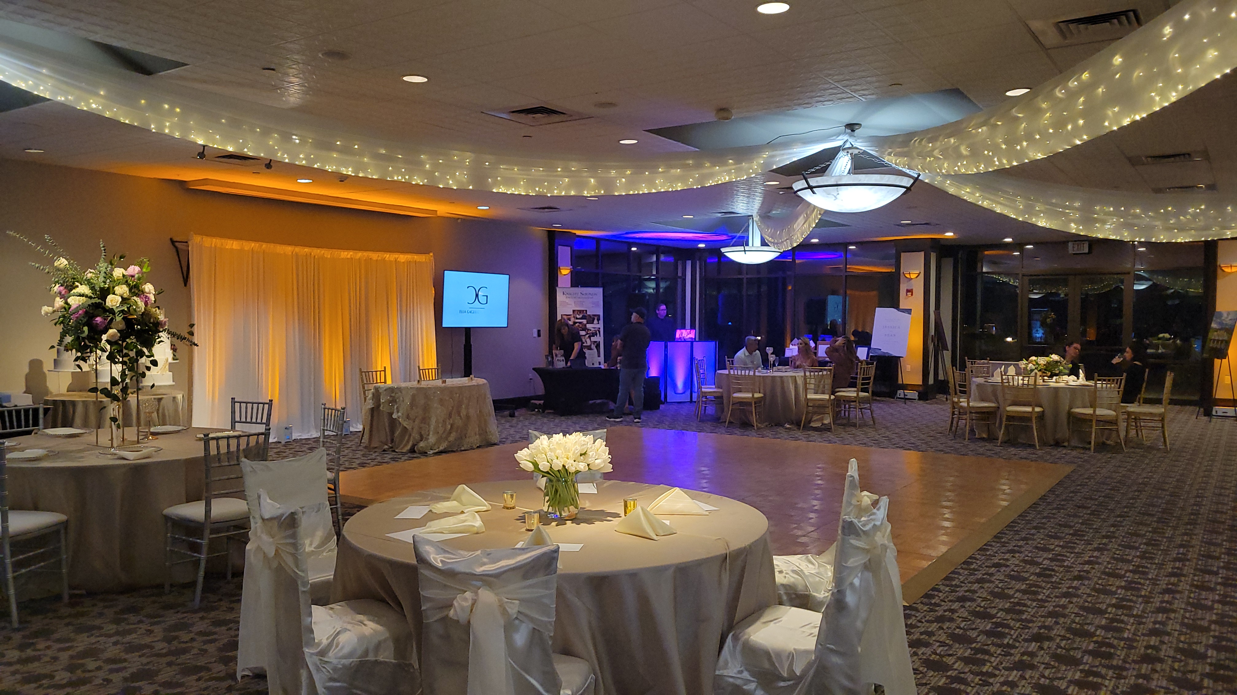 Beautiful wedding setup