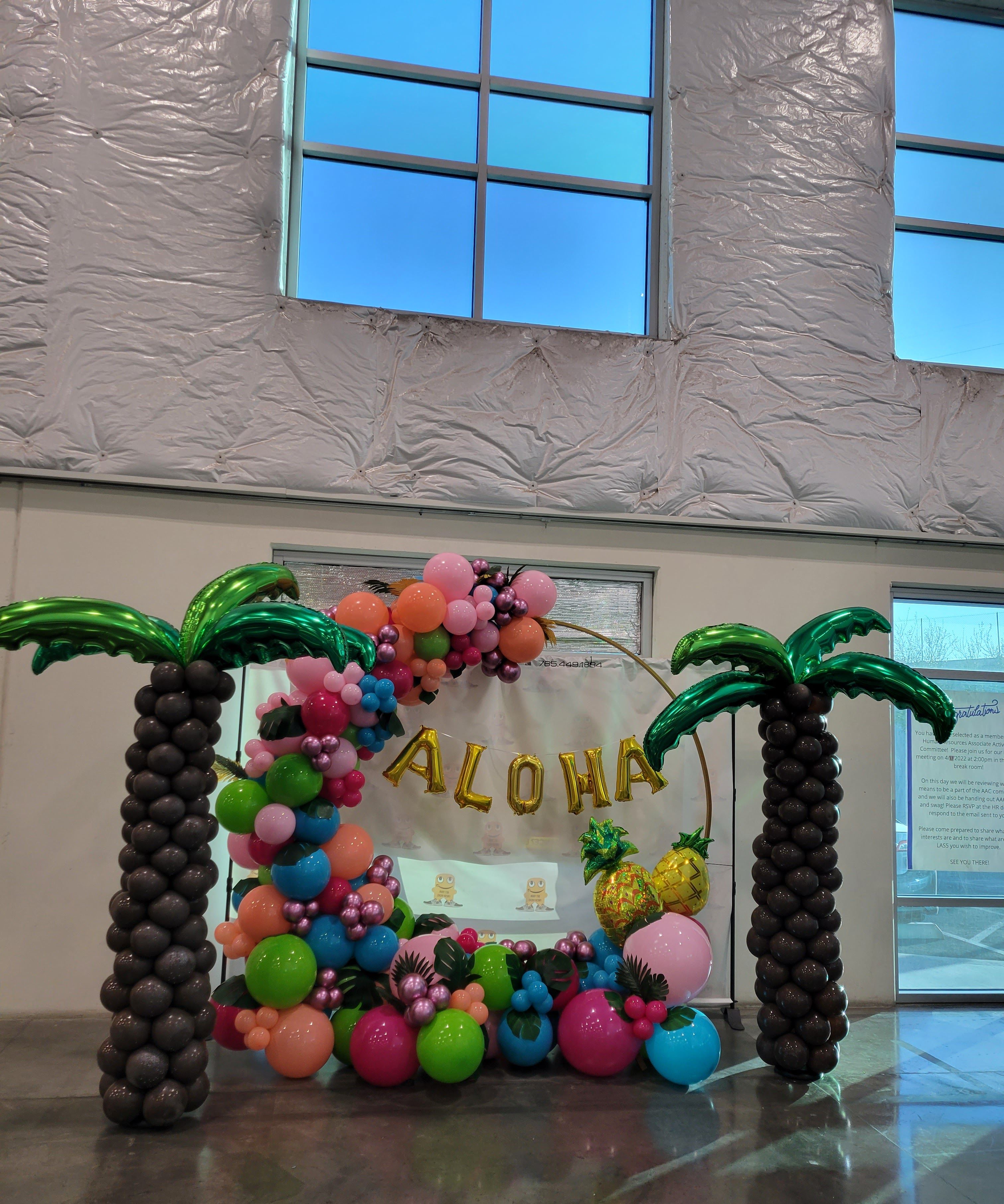 Aloha Organic Circle Arch Balloon Garland Aloha Organic Circle Arch Balloon Garland 2