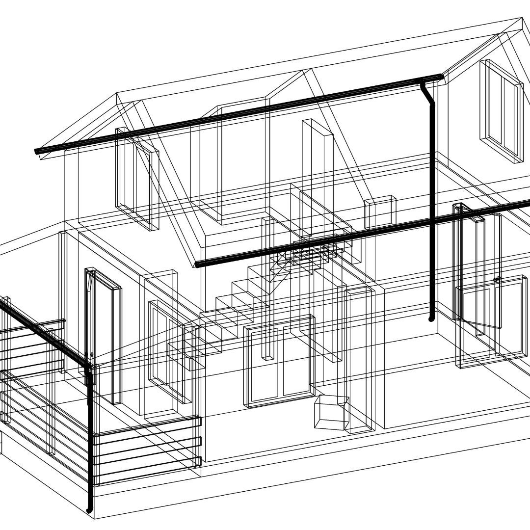 Architectural design of a house