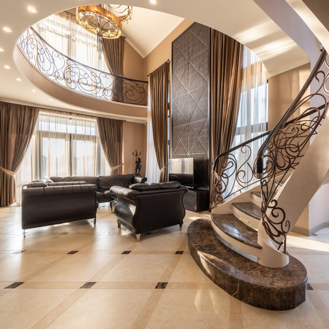 A luxury living room