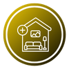 Home addition icon