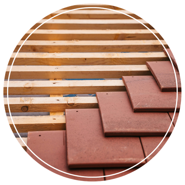 Clay roof tiles
