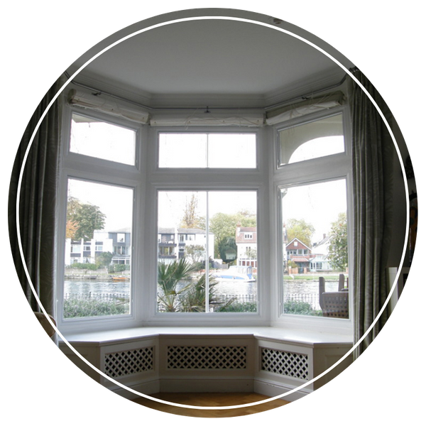 Large bay window