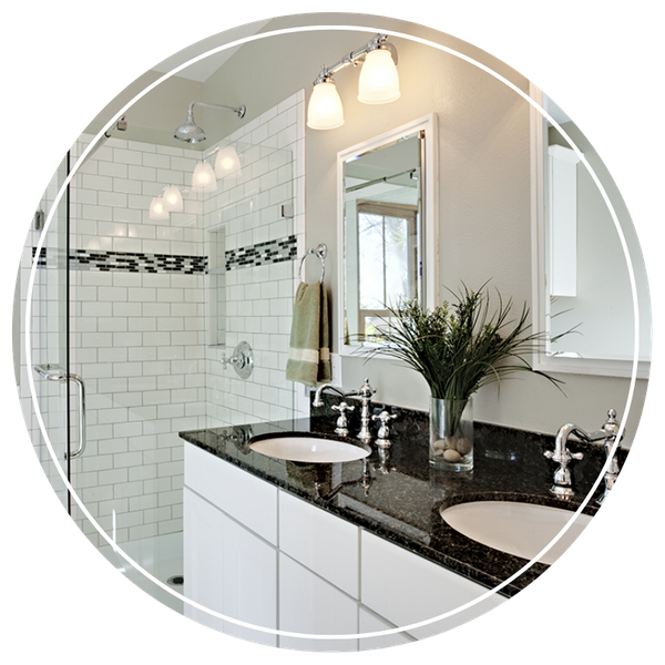 Modern bathroom remodel