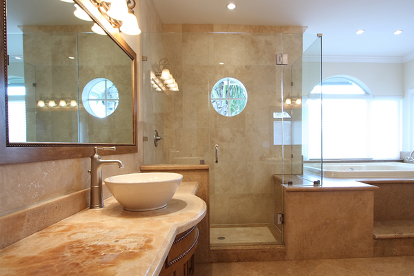 Modern bathroom renovation