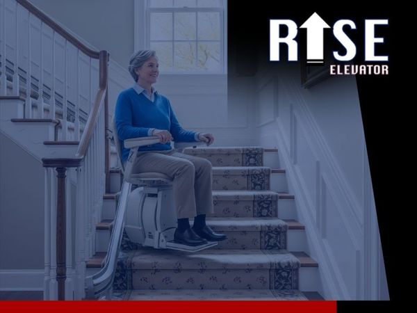 a person using a stair lift