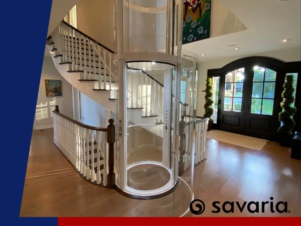 Glass home elevator