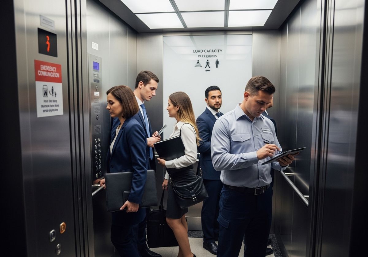 People in an Elevator