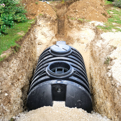 Septic Tank in the ground 