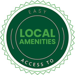 Easy Access to Local Amenities Trust Badge