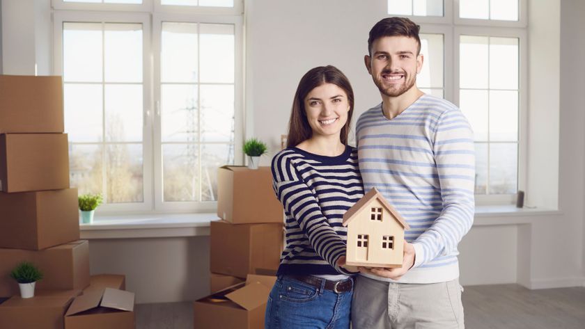 couple in a new apartment