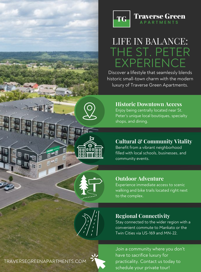 Infographic- Life in Balance: The St. Peter Experience Infographic- Life in Balance: The St. Peter Experience