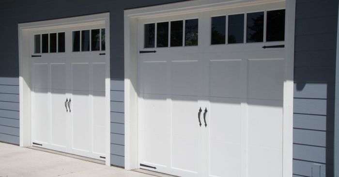 twin garage doors