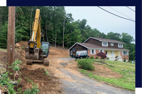 preparing land for landscaping 