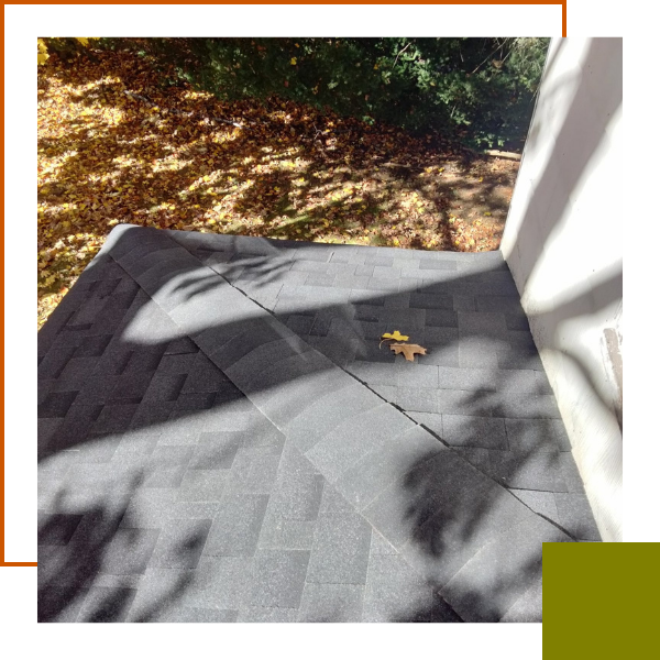 newly installed roof replacement