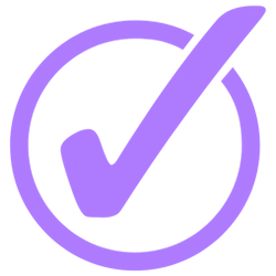 Icon of a check mark