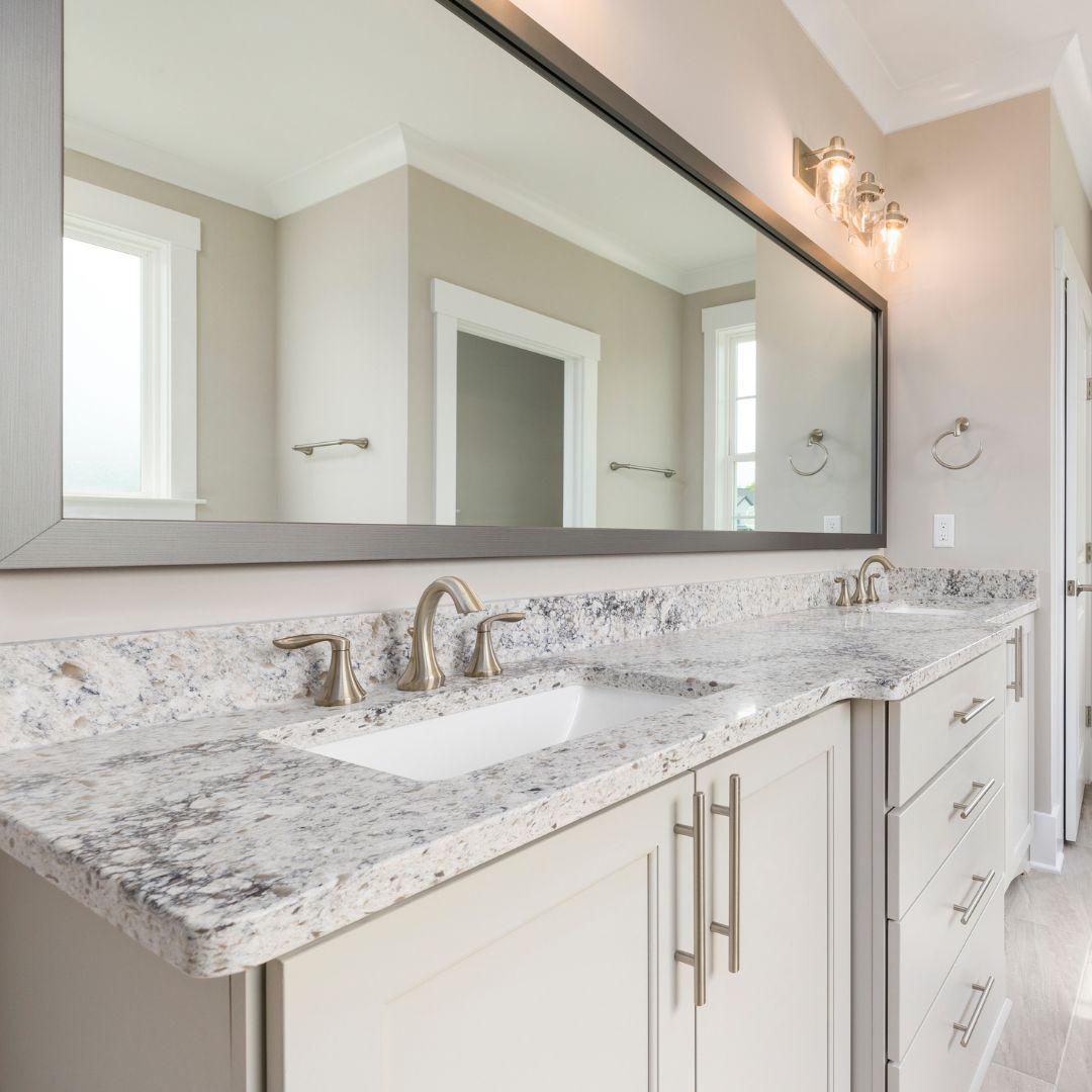 Bathroom sinks in big vanity