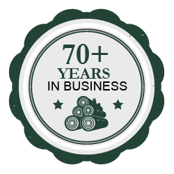 70+ Years in Business