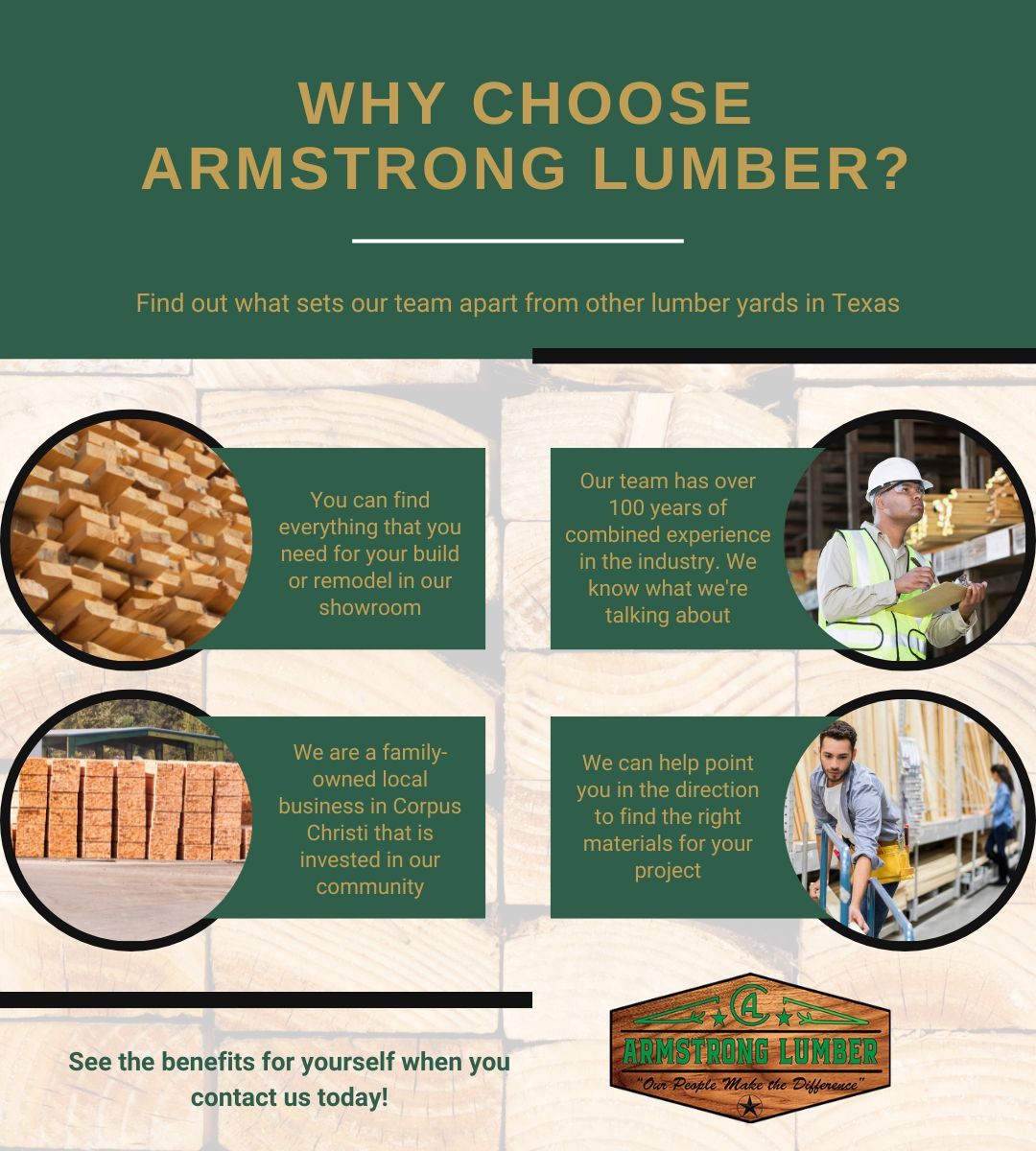 reasons to choose Armstrong lumber