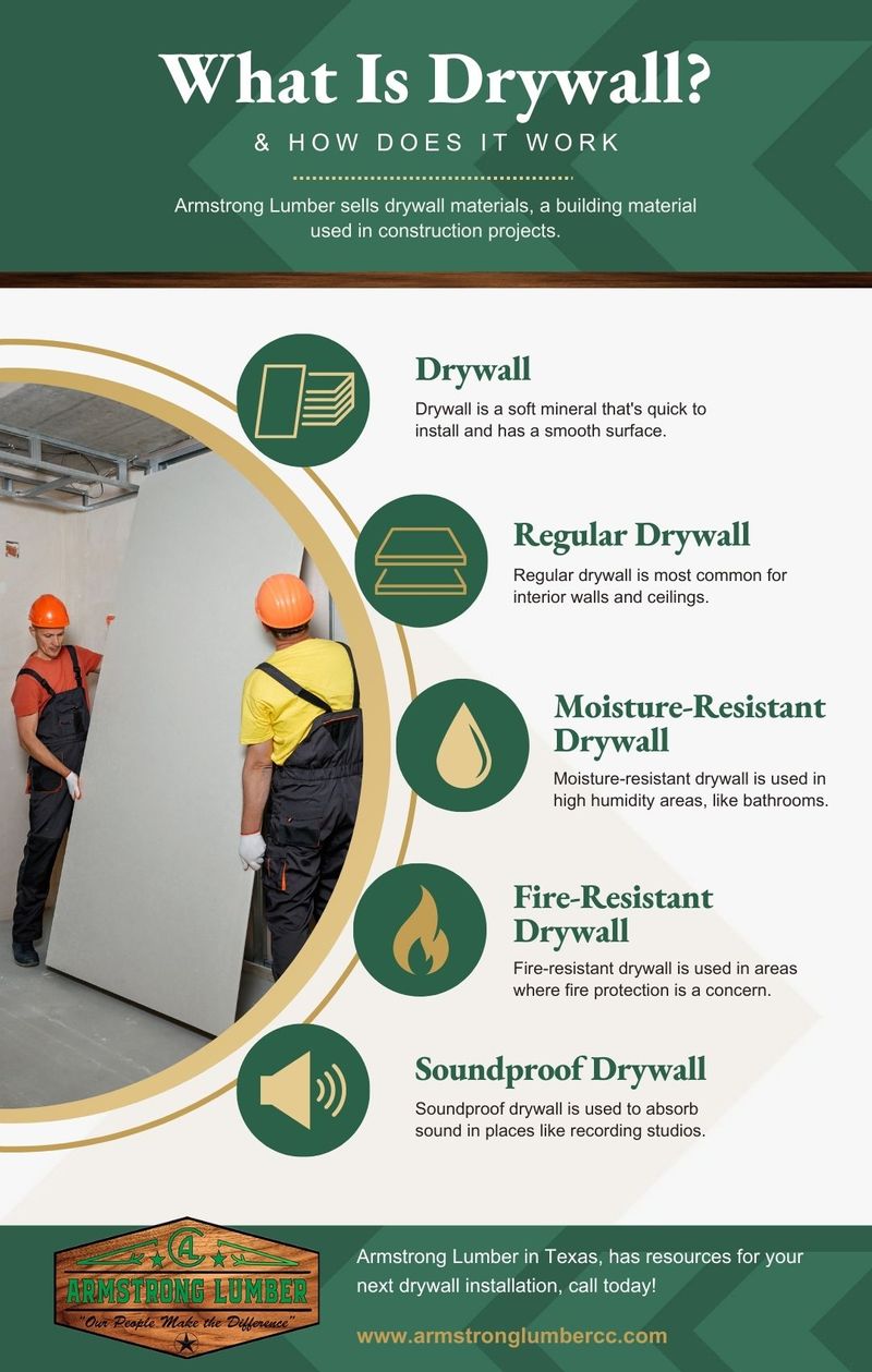 what is drywall infographic