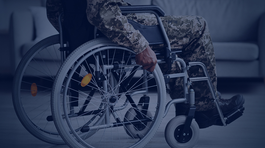 image of a disabled vet