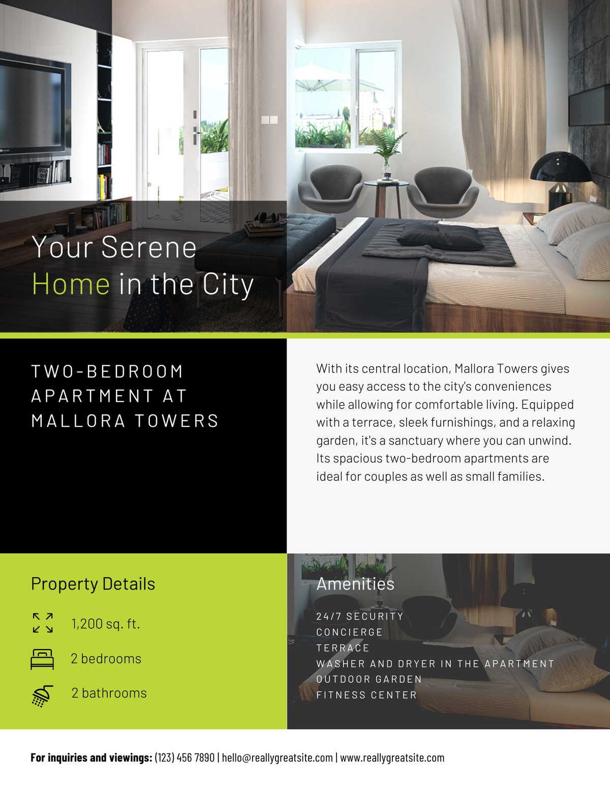 Green and Black Real Estate Apartment Business Vibrant Dynamic Sell Sheet.png