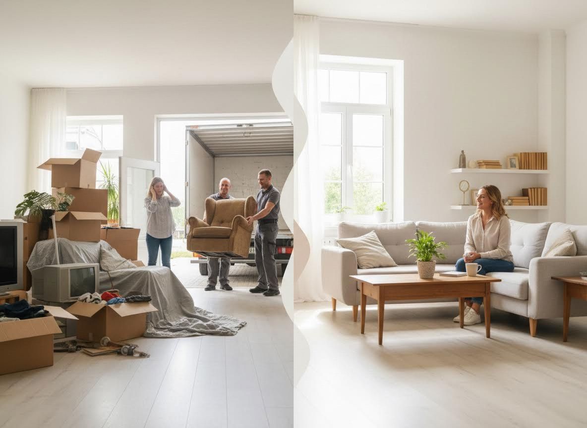 Home Moving Before and After Transformation