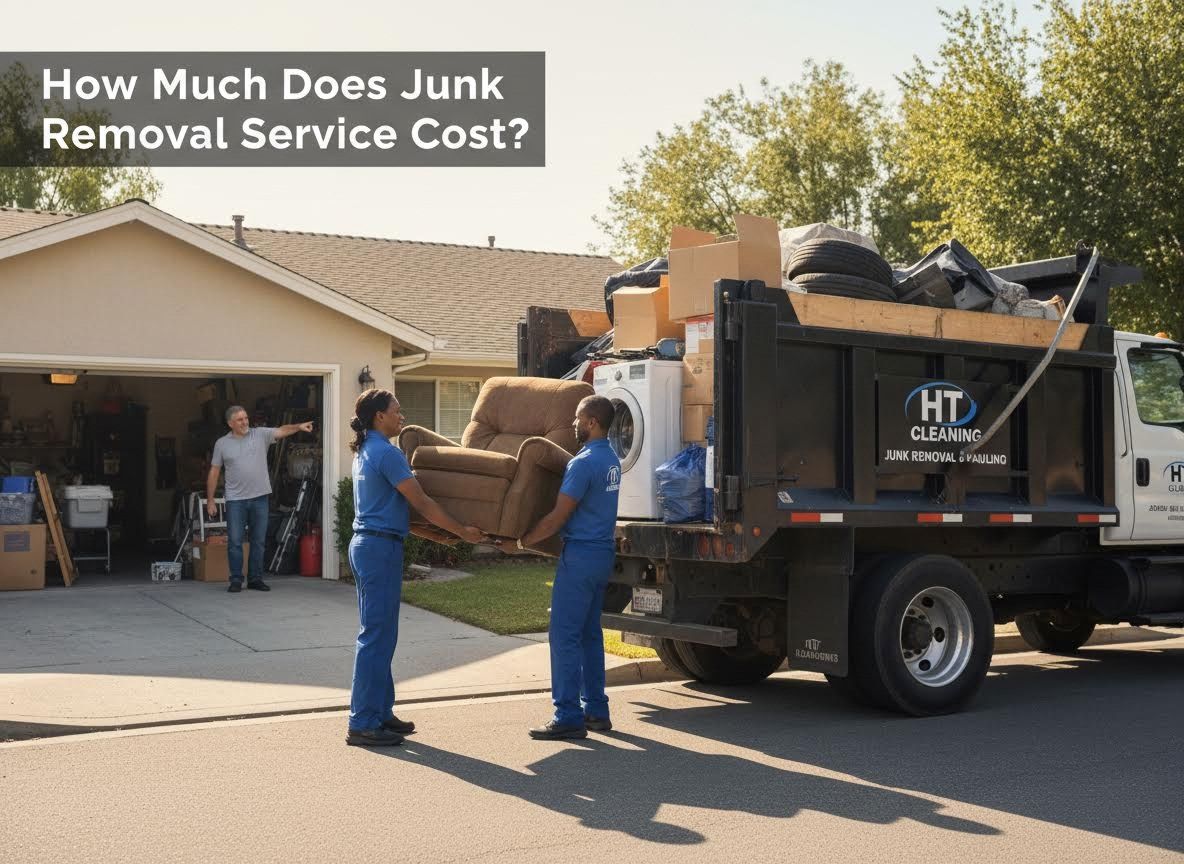 Junk Removal Service Loading Items into Truck