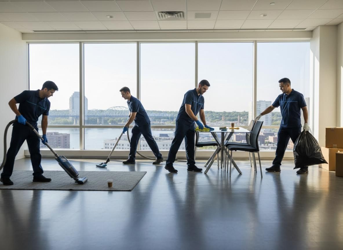 Commercial Office Cleaning Team