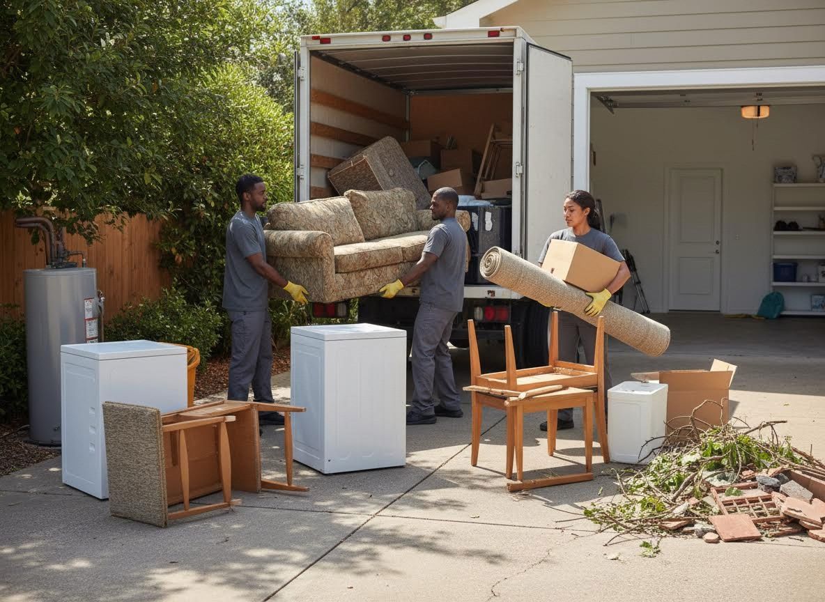 Professional Movers Loading Truck