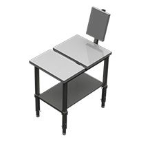 Taping Table w/ Backrest Adjustable Leg