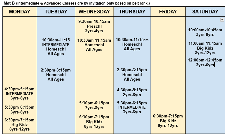 Mat B Schedule.png