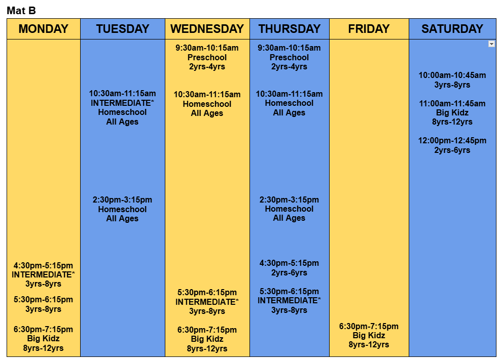 Mat B Schedule.png