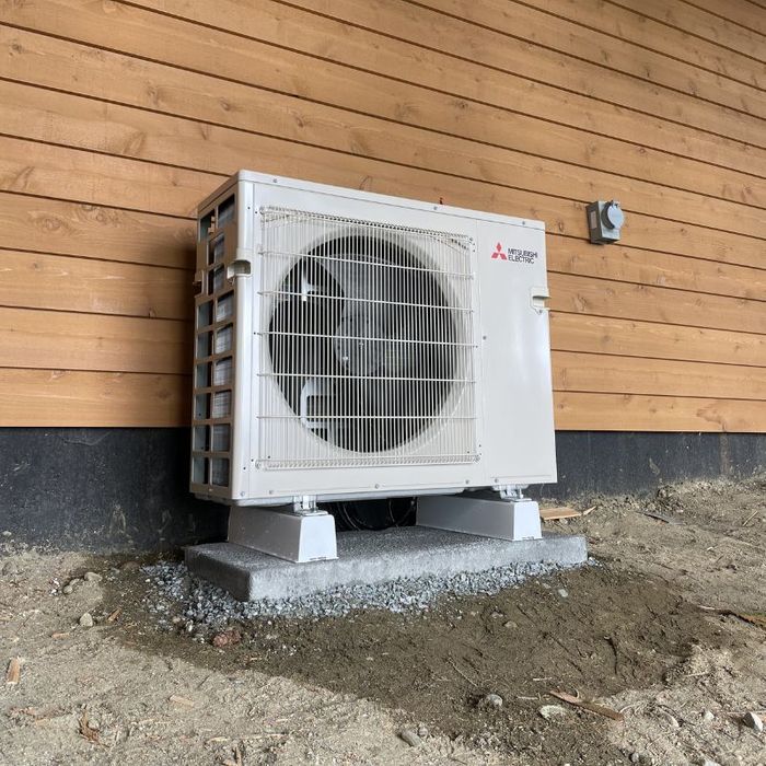 Newly installed HVAC unit by Beaver Heating & Air.