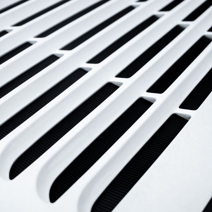A closeup image of an air vent