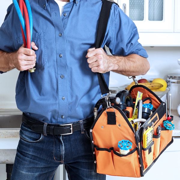 repair man with his tools