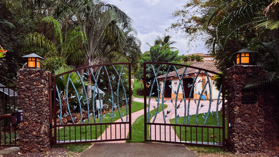 decorative metal gate