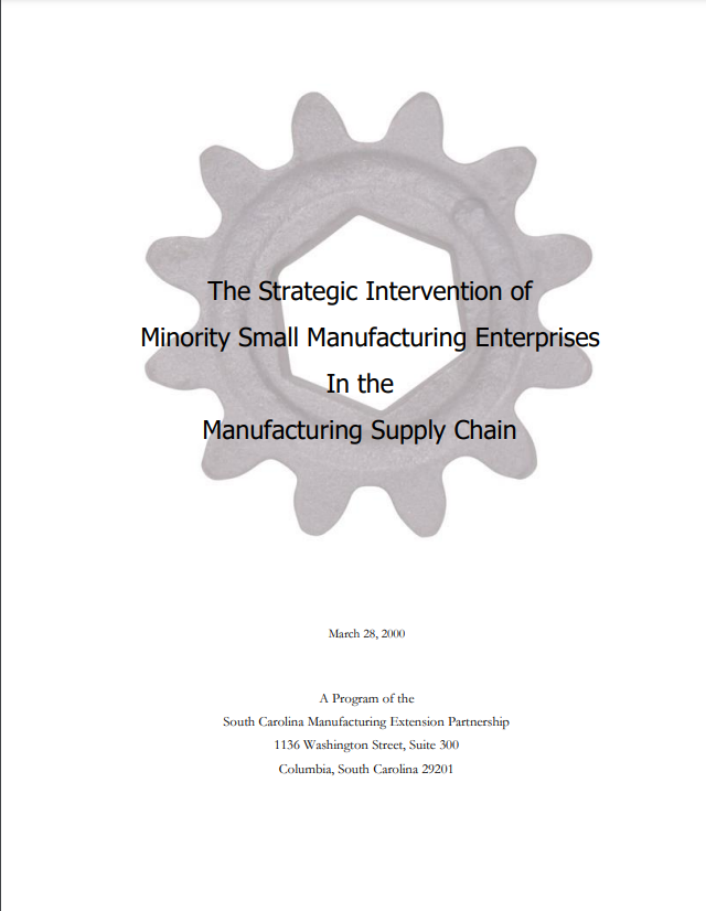 The Strategic Intervention of Minority Small Manufacturing Enterprises in the Manufacturing Supply Chain IMG.png