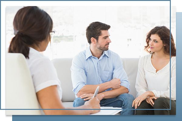 couple in therapy session