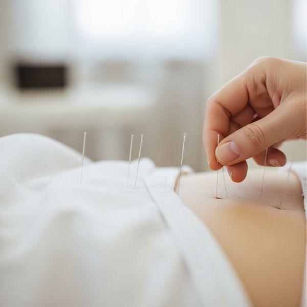 acupuncture being performed