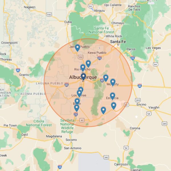 service area map