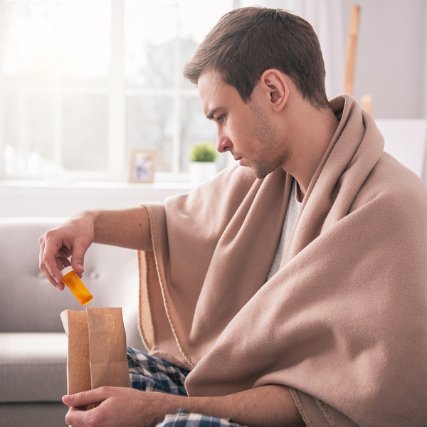 Patient receiving medication