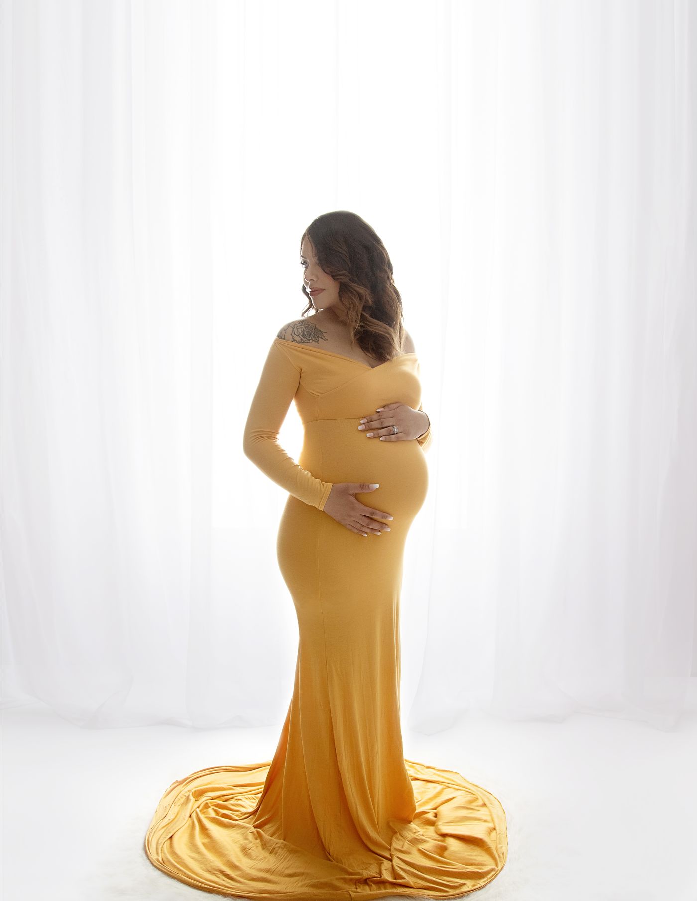 Studio maternity photography in Murfreesboro TN