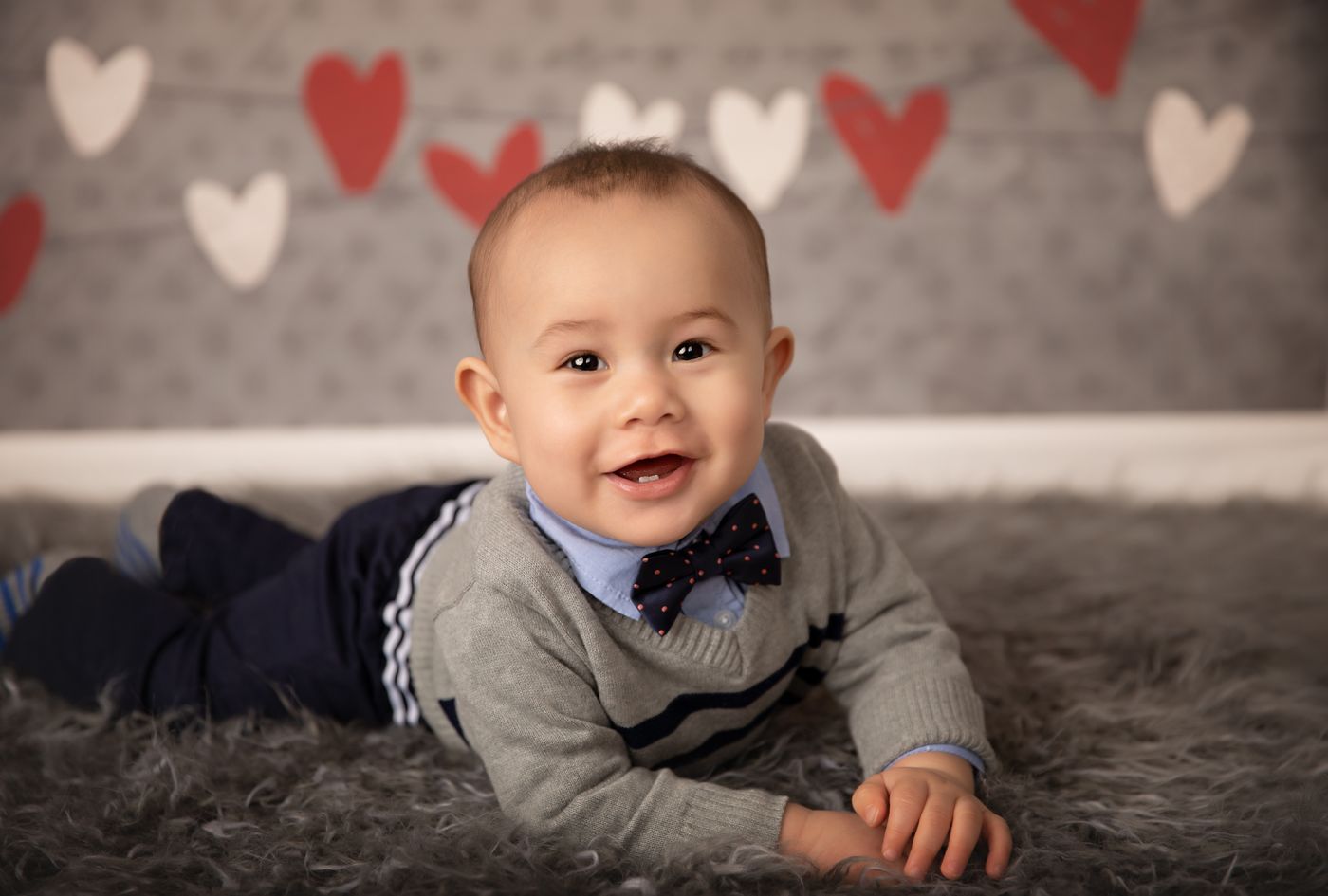Valentine baby milestone photography in Murfreesboro TN