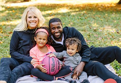 Coach Mike Scott and Family