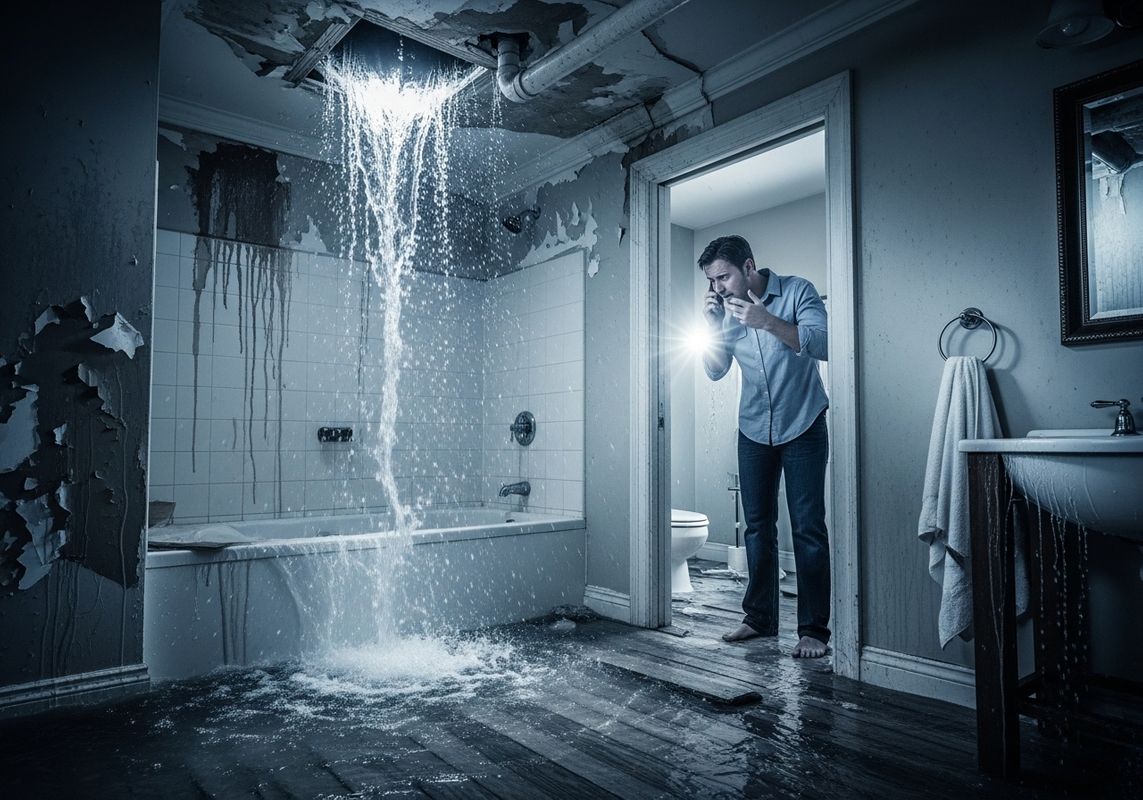 Bathroom Water Damage Emergency